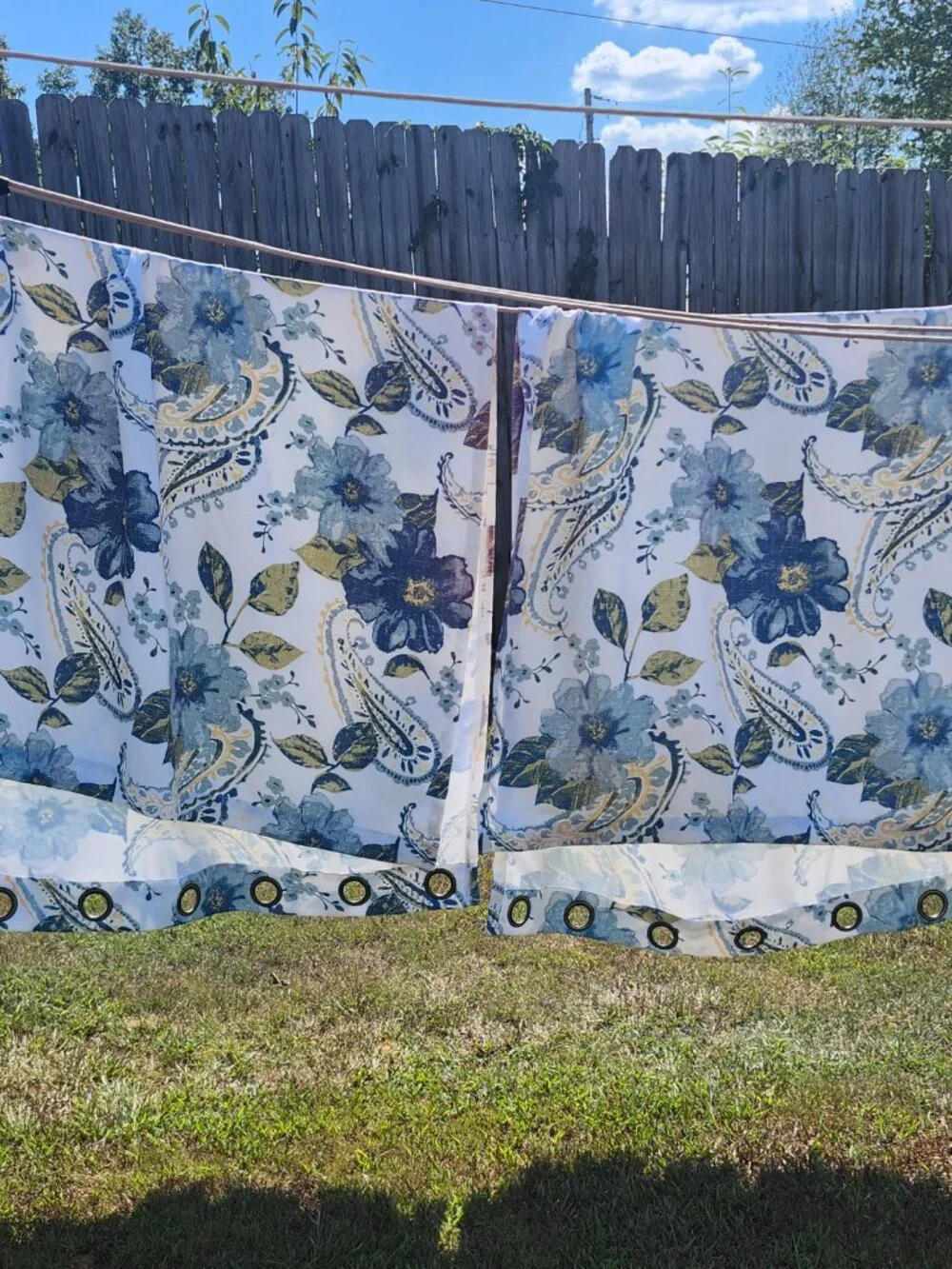 Half Moon pair of lined curtains (2 panels) 52 x 84